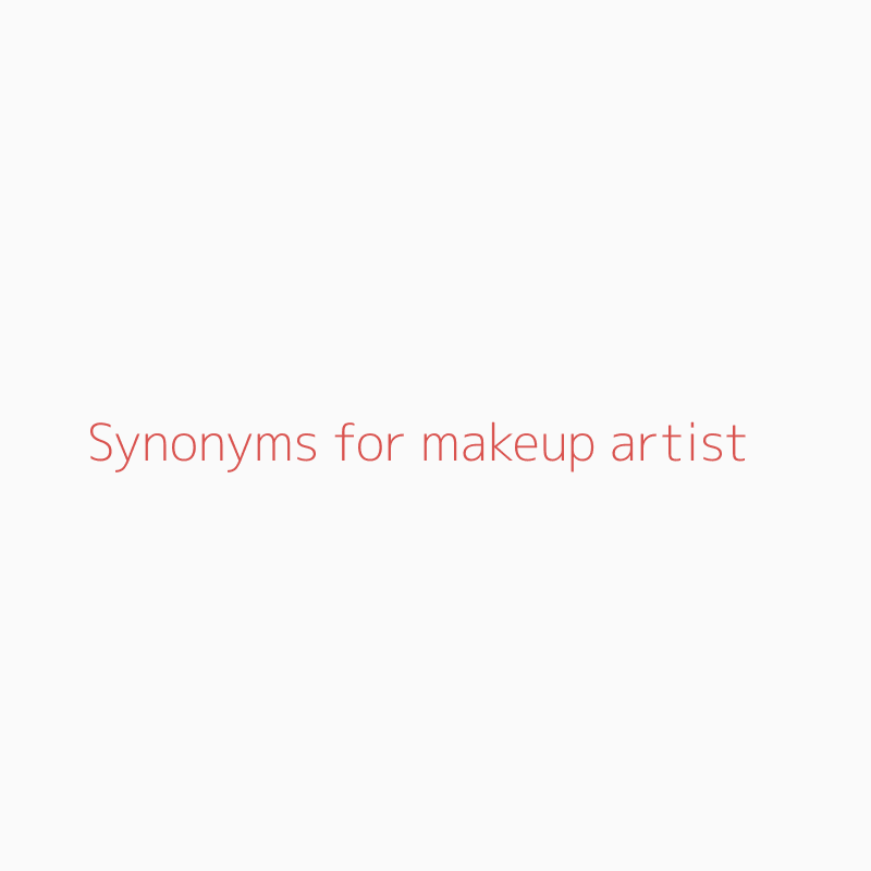 Synonyms Makeup Artist Saubhaya Makeup
